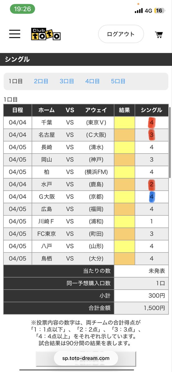 MFC_OMIYAardija's tweet image. 1ミス。期待。
あまり今まで買ってこなかったけどMEGA
悪くない！！
この他に無傷のminiAと1ミスのminiBIG。
どれかこい！！
#toto
#BIG