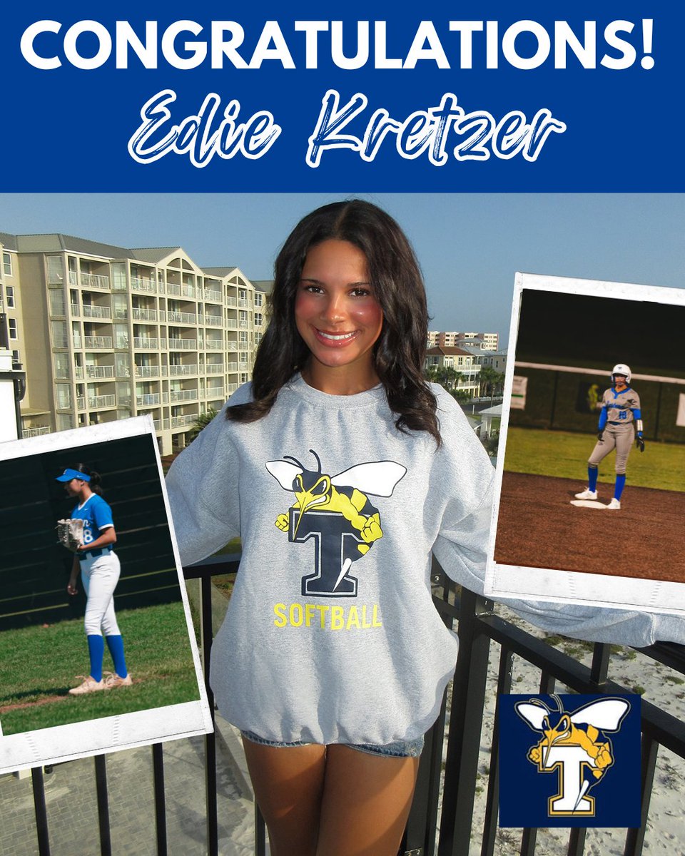 EHSKYSoftball's tweet photo. Big news! 🚨 Senior Edie Kretzer is taking her game to the next level. We can’t wait to see you shine on the college field! Congrats on your commitment to FDTC! #FlyEastern 🦅💙🥎 https://t.co/mLuG7W4ng2