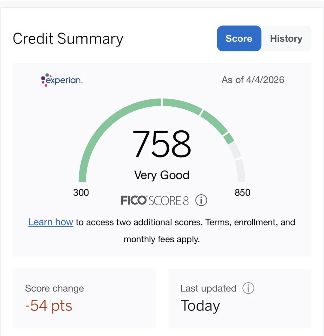 Build564424's tweet photo. Under what circumstances will the credit score drop.
🤔 https://t.co/7ywHGzjYxw