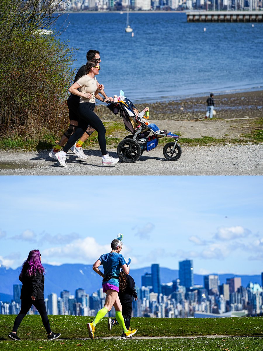 SkykidLan's tweet image. 给大家感受一下复活节假期里的加拿大😃好多大兔子、小兔子、老兔子，一家家的一起参与跑步活动。运动、节日、家庭，都在一个节奏里。加拿大人的生活方式，就体现在这些日常的里：简单、松弛，带着蓬勃的生命力。喜欢人活出这样明亮的精神状态。Happy Easter! 
#Vancouver