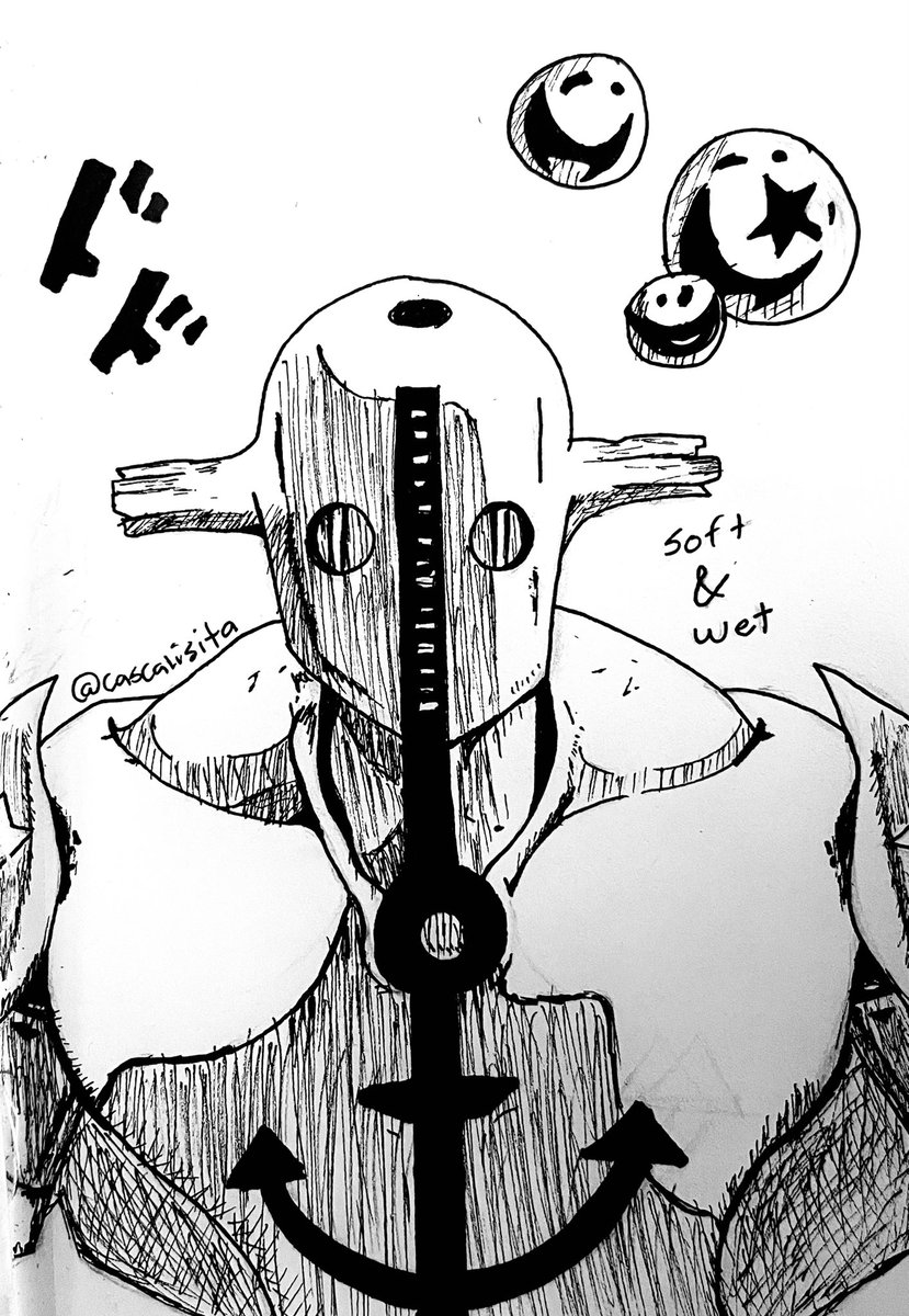 cascalisita's tweet photo. Softando weto! I really love gappy, so I made this draw with love, I hope yall enjoy it!
#jojos #gappy #jojolion #draw https://t.co/PHGh30uyIl