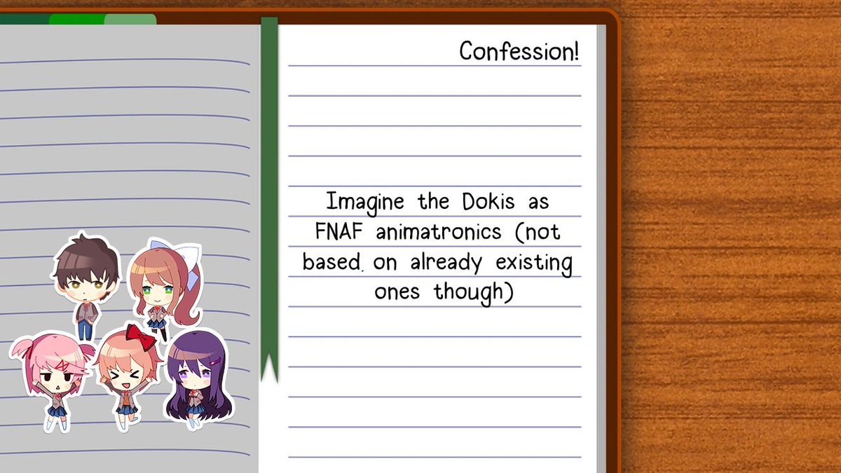 Doki Doki Literature Club Confessions tweet media