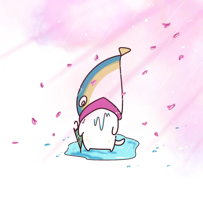 桜ももう終わりが近づいてますね 雨も上がったしお花見に行ってきます
