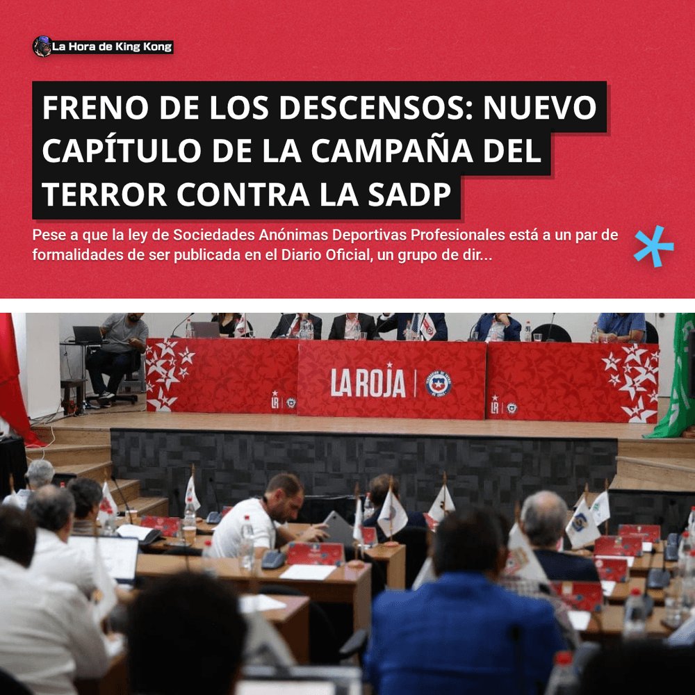 La Hora de King Kong con Juan Cristóbal Guarello tweet media