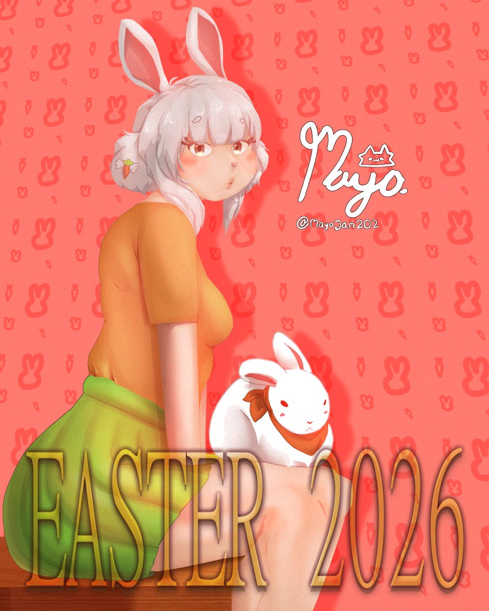 I draw my Oc, for Easter!
say hello to Bunna!

#easter #easterart #art #digitalart #oc