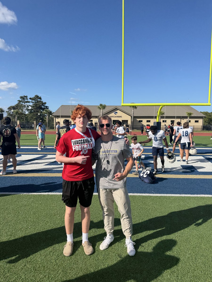 _bencking's tweet photo. Thanks you @CSU_FB for having me! Had a great time touring campus and watching practice! Can’t wait to be back!

@mason_csu @GabeGiardina @WaccamawFB @IcoachIteach @peedeesportss @BDunnsports https://t.co/rJ013pzh4n