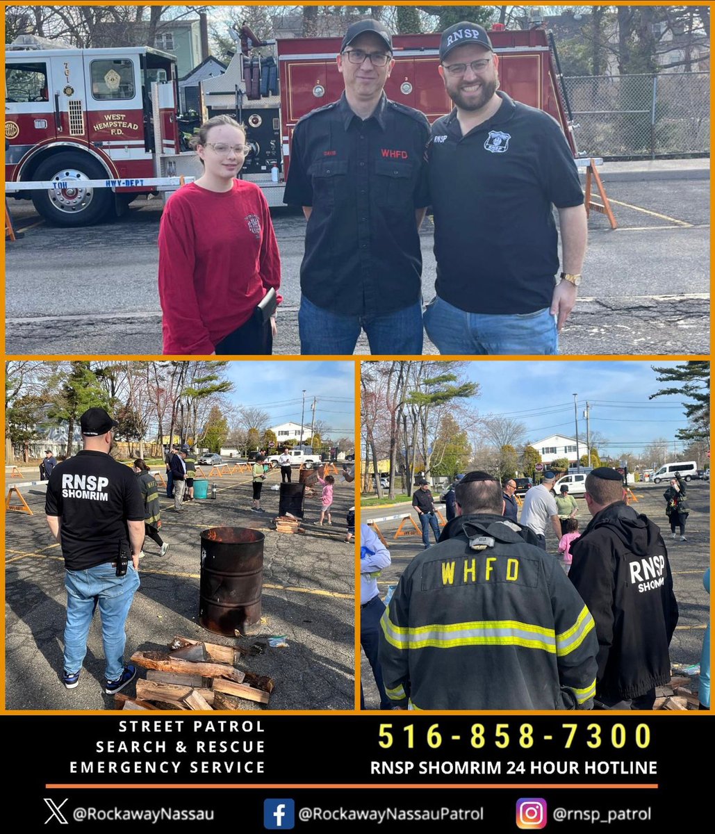RockawayNassau's tweet image. Much thanks to all of the organizations, government agencies, community leaders, and individuals who collaborated to bring safe &amp;amp; efficient #CommunityWide #ChometzBurning sites and added sanitation services on the eve of Passover 2026. This successful #collaboration is a great