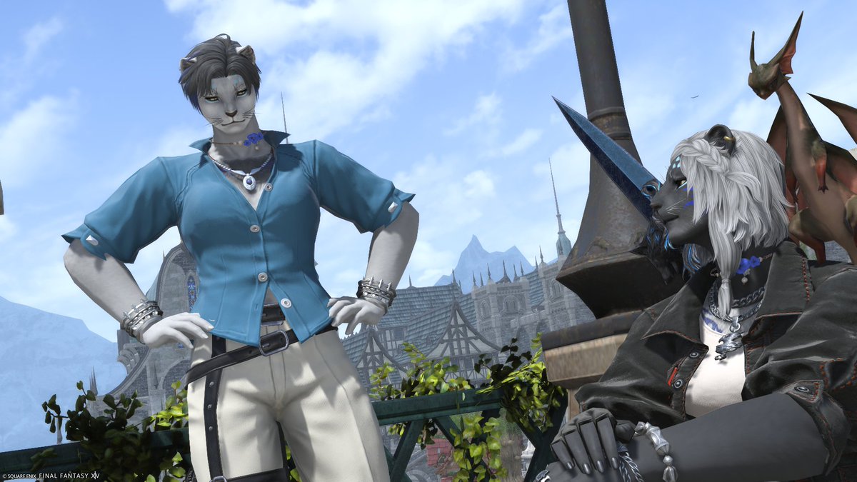 もう一匹のリテイナーちゃんは白メスガルちゃん🐱
自キャラの2Pカラーって感じ