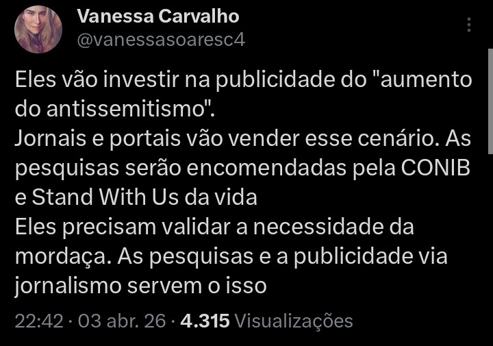 Vanessa Carvalho tweet media