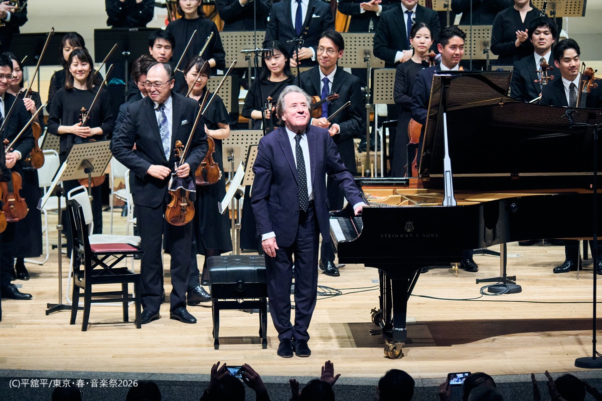 📸公演写真到着📸

東京・春・音楽祭2026
ルドルフ・ブッフビンダー（ピアノ）　ベートーヴェン ピアノ協奏曲 全曲演奏会 I
4月4日 [土] 　東京文化会館 大ホール

ブッフビンダー×東京春祭オーケストラの全曲演奏会二夜目は、4月6日［月］19時開演。
