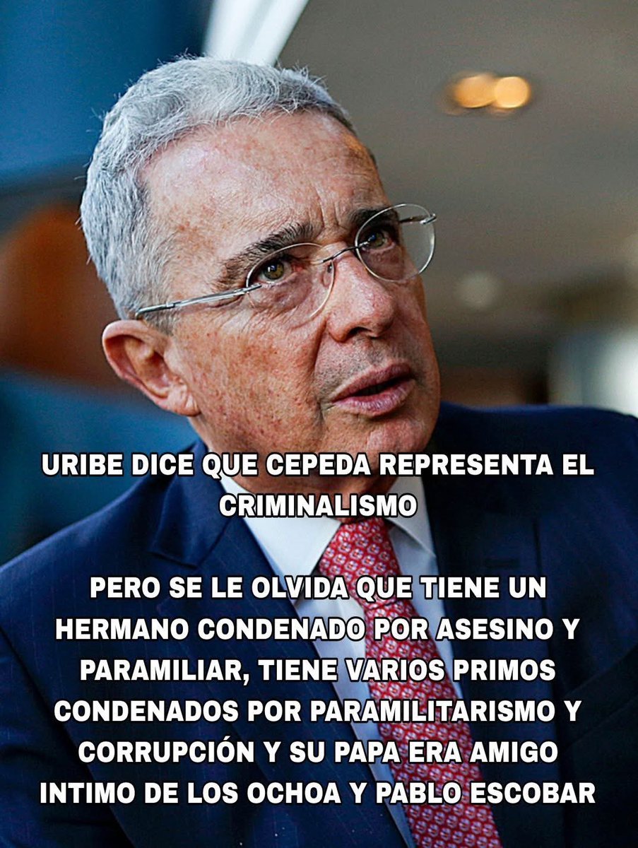 Álvaro Uribe Vélez es un hijueputa engendro del demonio.