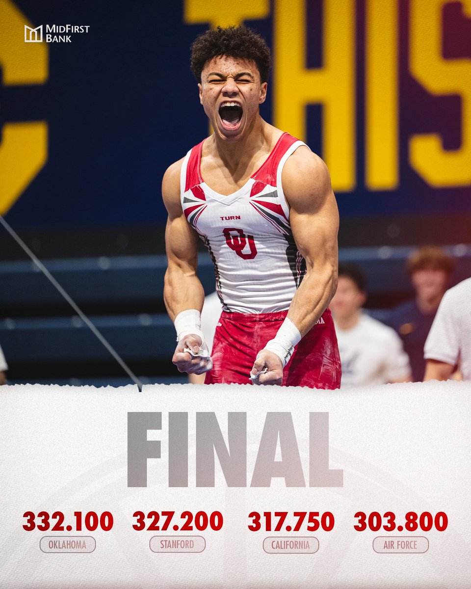 SOONERS GO BACK TO BACK ☝️

#BoomerSooner | #GymU