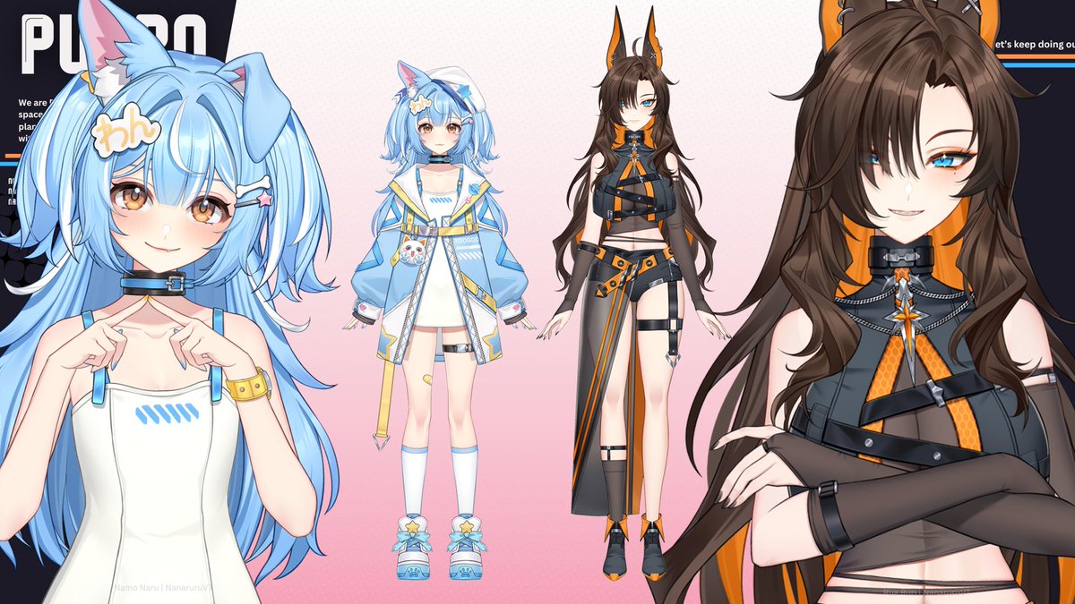 Nana & Ruru🐶🐶 | Duo Dog VTUBER tweet media