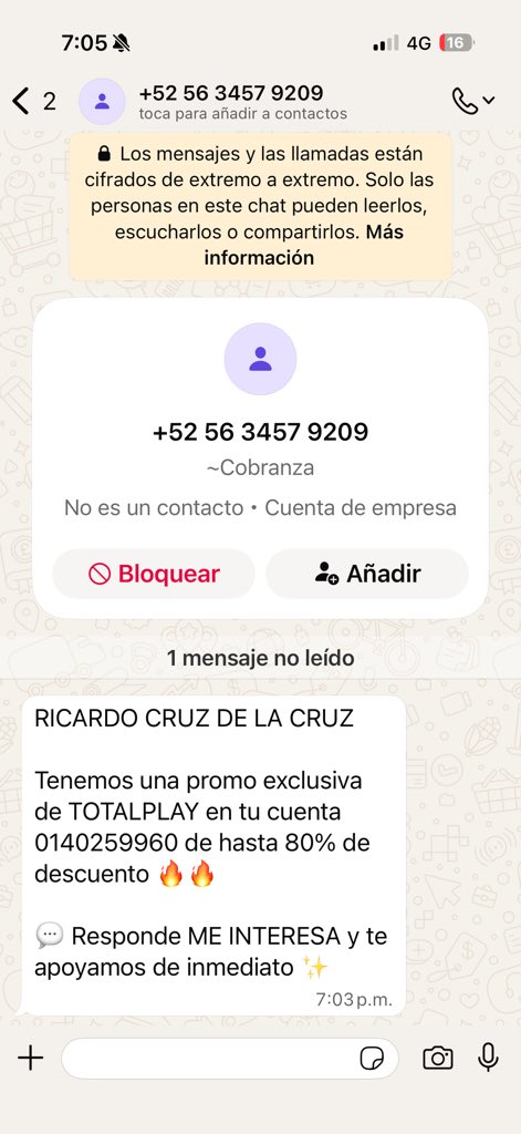 barajas03's tweet photo. Sigue la extorcion o total play acepta que un cliente de cualquier número o están extorcionando @totalplaymx @RicardoBSalinas hoy me vuelven a extorcionar https://t.co/MqqF1Qeovz
