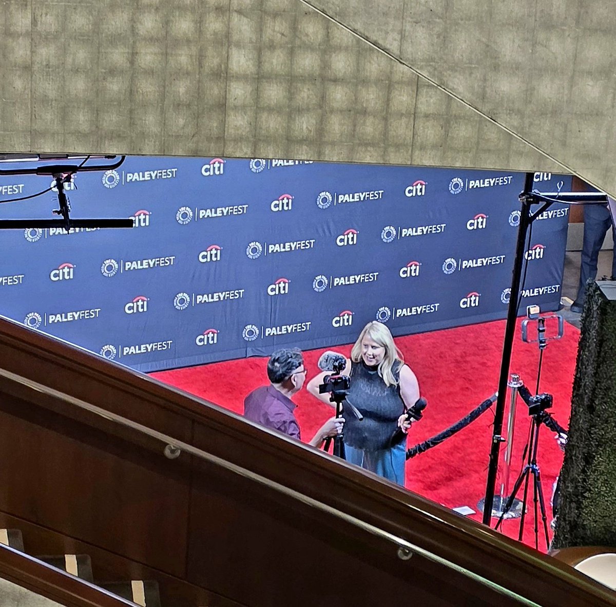 Waiting for red carpet. #Pluribus ##Paleyfest