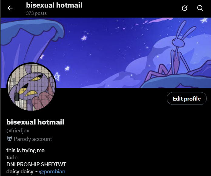 bisexual hotmail tweet media