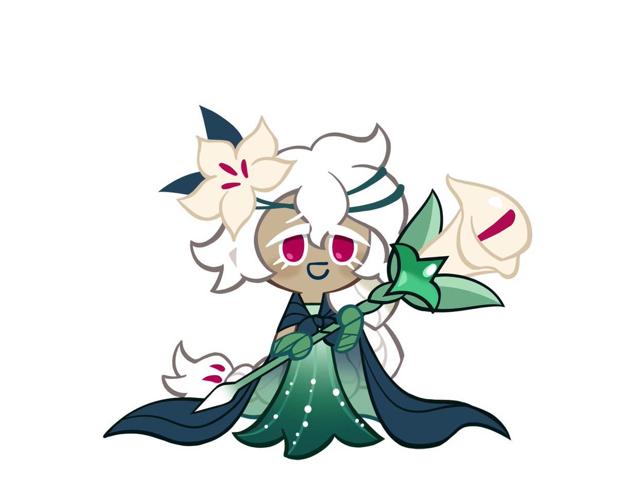 White Lily Cookie ❀ tweet media