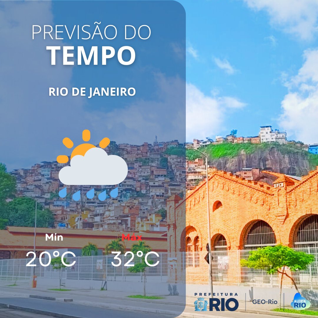 Sistema Alerta Rio - Prefeitura do Rio tweet media