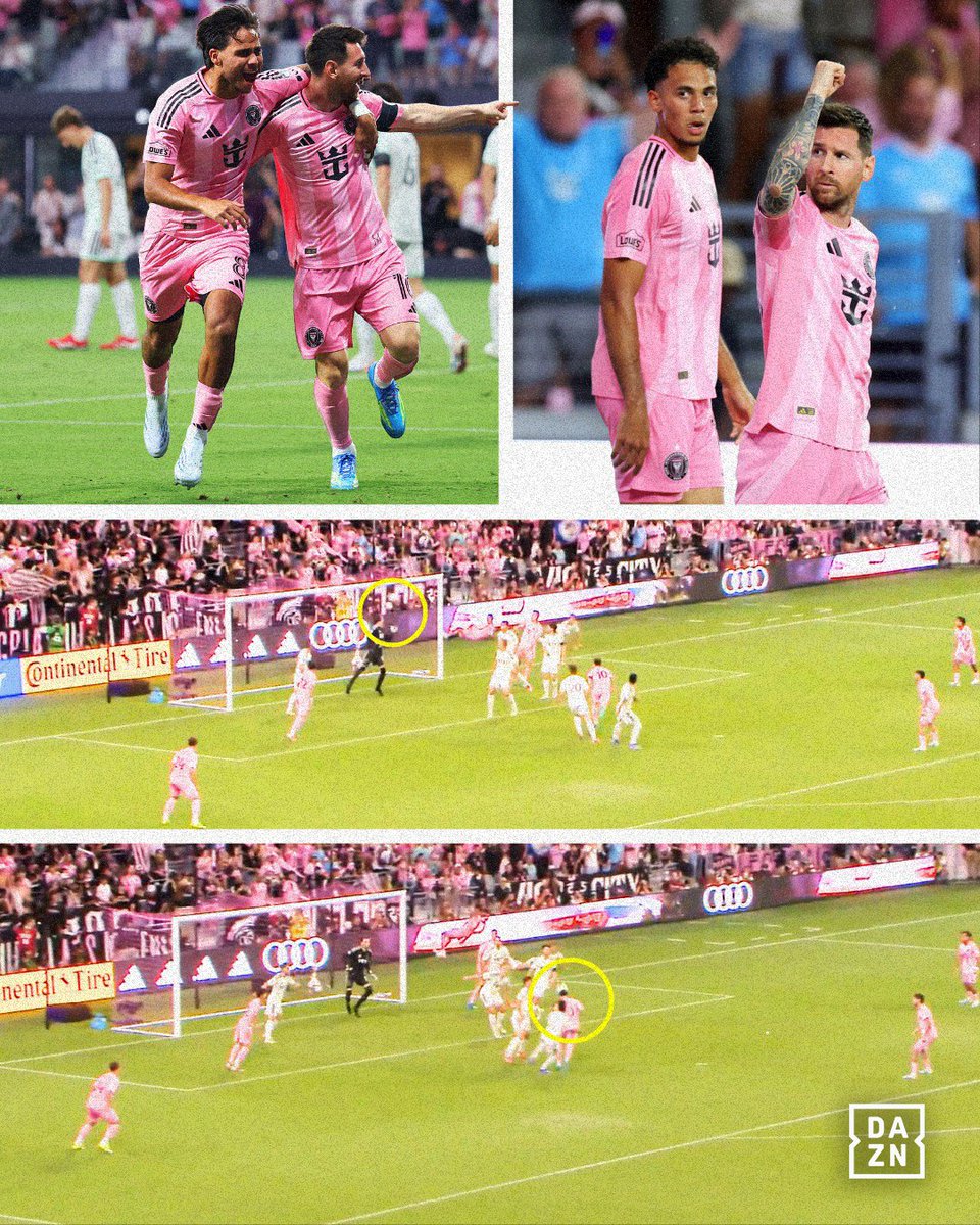 DAZNFootball's tweet image. Of course it’s Messi. 🐐⚽
The first Inter Miami goal at Nu Stadium, and it’s him.
1–1. #MLS