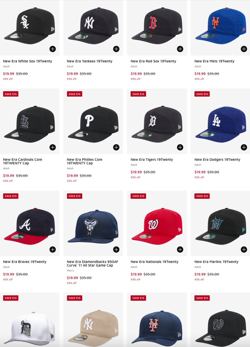 SOLELINKS's tweet photo. Ad: New Era Hats on sale starting at $19.99 each + FREE shipping

SHOP => https://t.co/6feiIfzg2Q https://t.co/QGx7qsrIWT