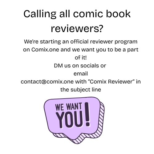 comix_app's tweet photo. Calling All the comic book reviewers! We have some incredible perks for you. You can make a genuine difference to the life of Indie creators and enrich the ecosystem. https://t.co/4woxwGY1Po