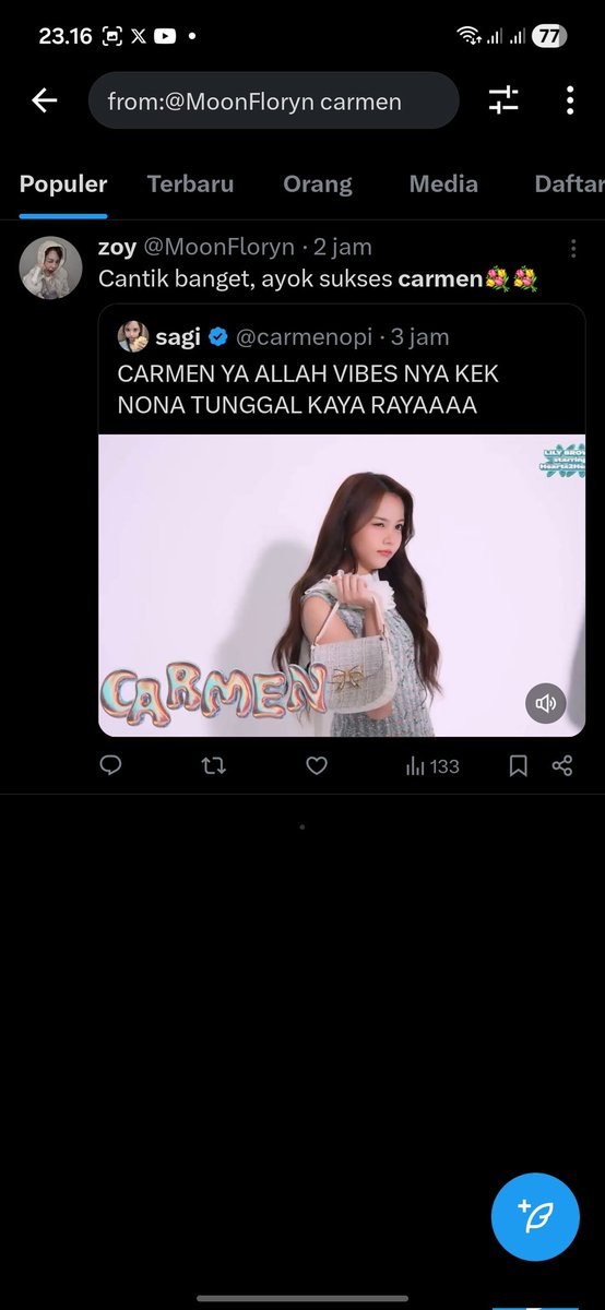 Hachussstt's tweet photo. @riutha Emang niatnya adu domba + ngehancurin citra publik sih kayaknya
Parah
Bahkan nge tweet soal Carmen itupun cuma satu setelah mau jadiin Carmen jadi PP
Bukan agenda kii2lit itu tapi fans kakak di agensi nya sendiri yang bg☠️ https://t.co/xqYtjFOvRd