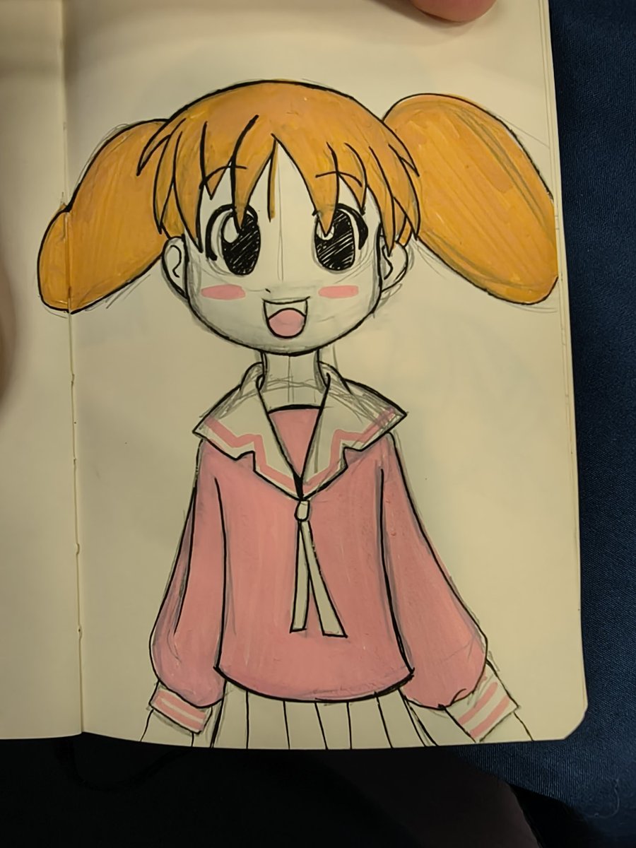 WolfsydP's tweet photo. Chiyooyoyoyooyooyo

#azumangadaioh #azumangadaiohfanart #azumangadaiohchiyo #sketching #artwork #traditionalart #sharpiemarkers #drawing #animefanart #anime #animedrawing #manga https://t.co/9VGoq5cC2g