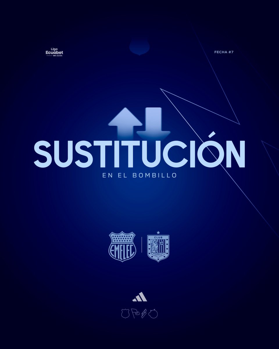 CSEmelec's tweet photo. ⌚️ 63’ | 2T
🔄⚡ CAMBIO EN EL BOMBILLO
⬆ 9 J. Neris
⬇ 10 F. Pizzini
#CSExCUE 0-0
#VolviendoASerEmelec #LigaEcuabet #MesDelEmelecismo https://t.co/lnaM4yX0yh