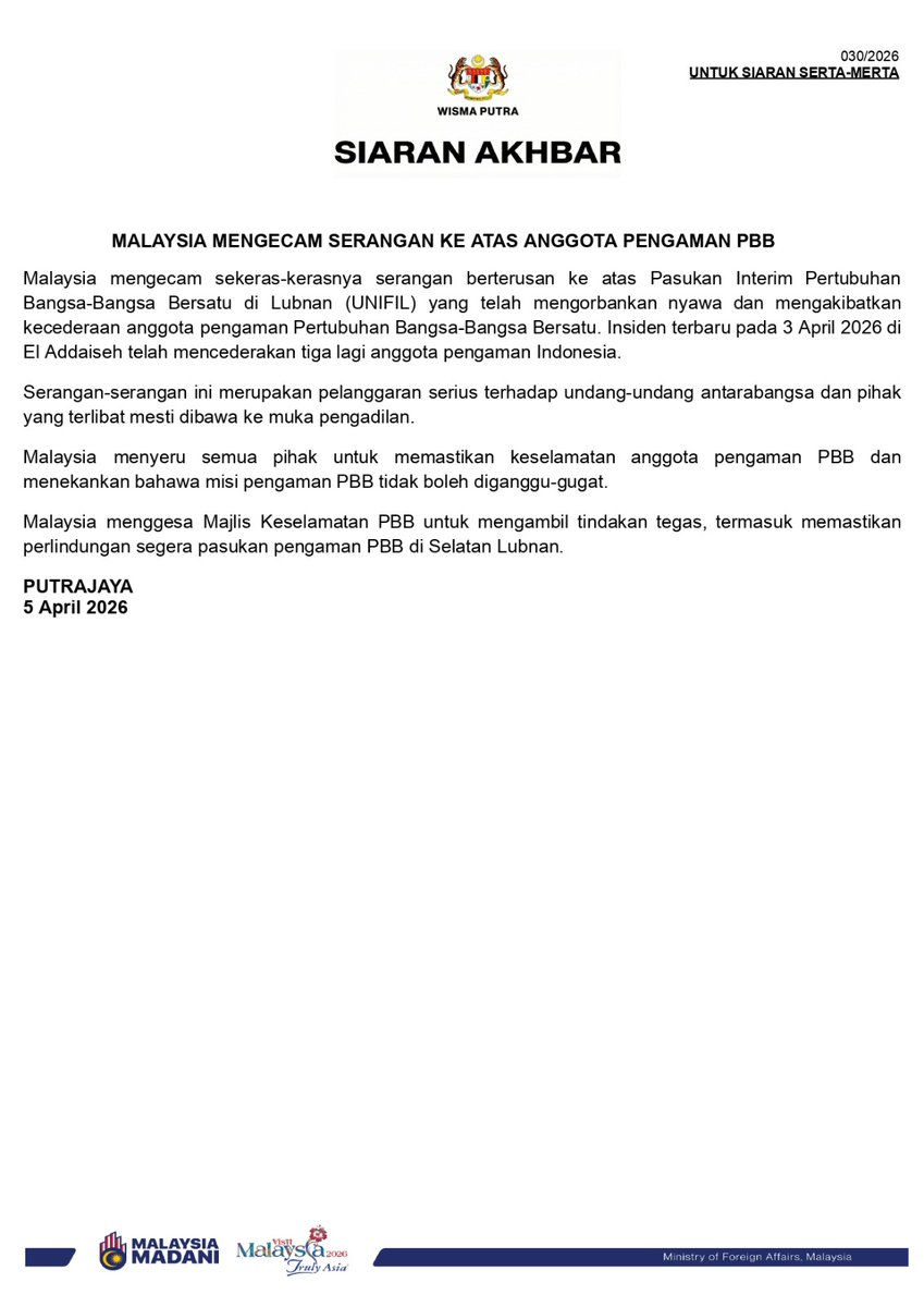 Wisma Putra tweet media