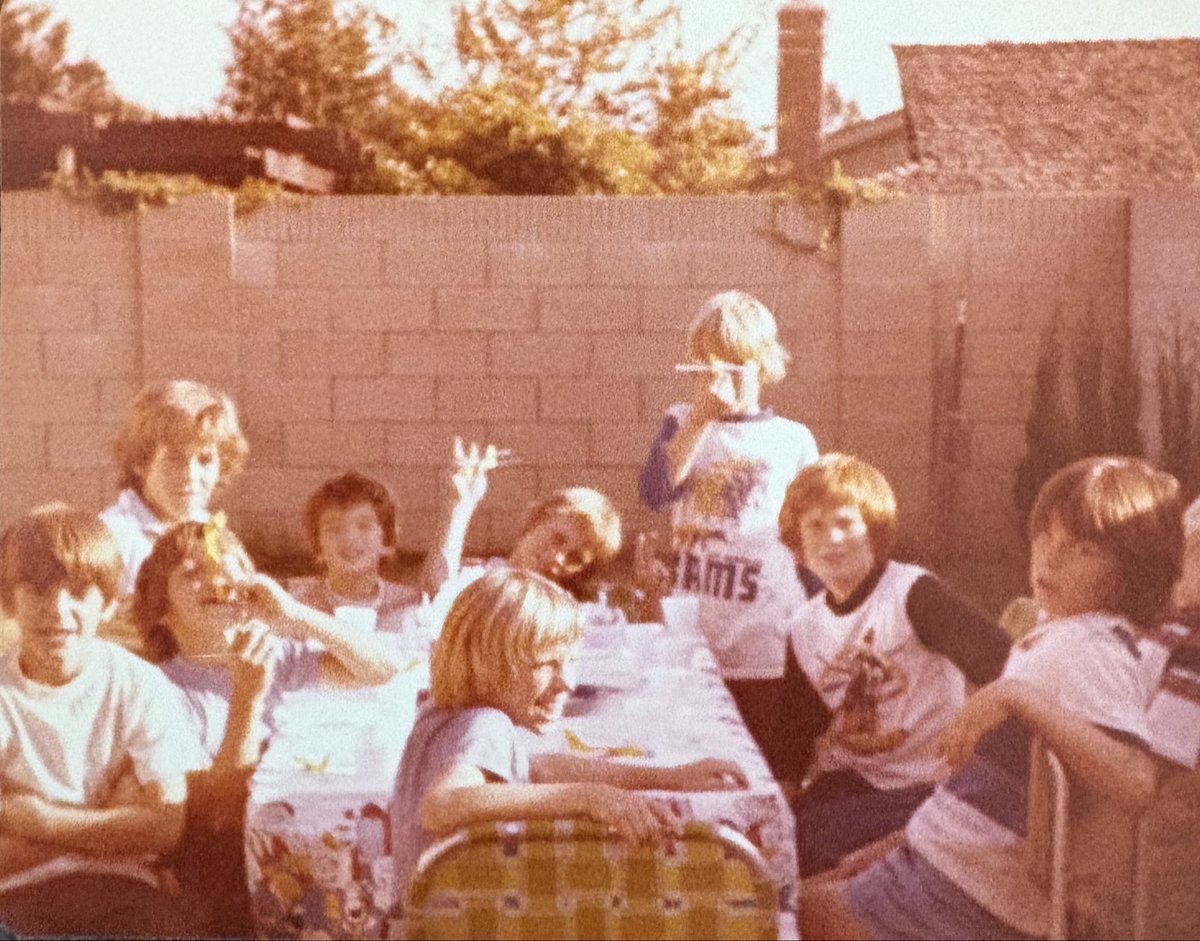 keller2421's tweet photo. @Super70sSports We all got that photo from the early 80’s backyard birthday party https://t.co/tBxUMsspDd