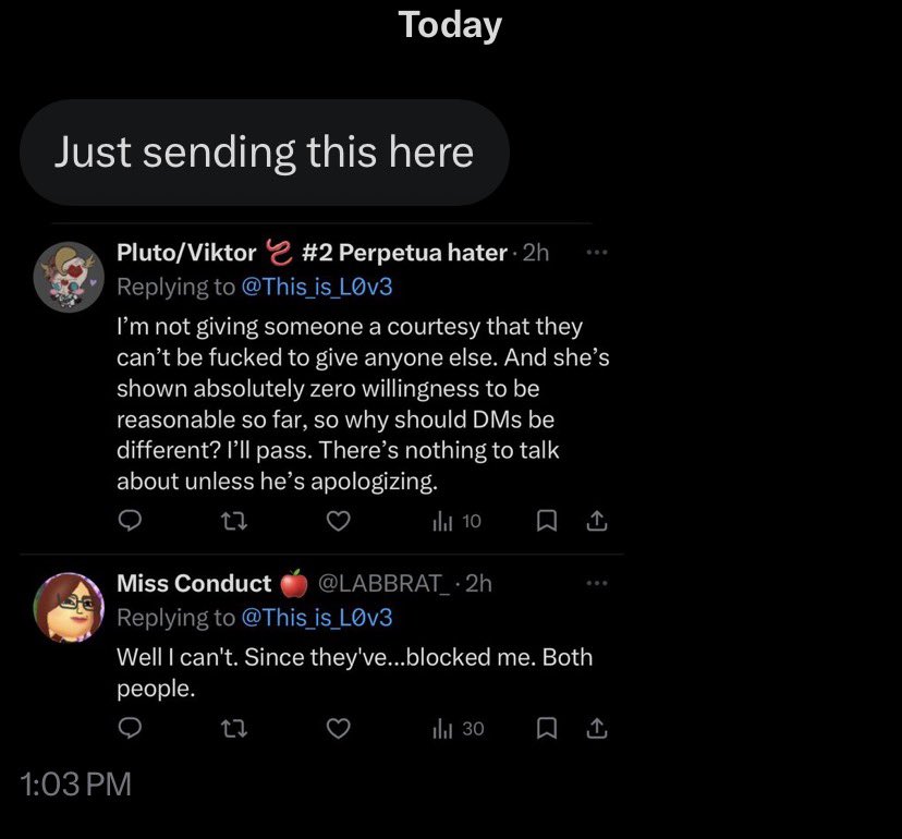 Pluto/Viktor 🪱 #2 Perpetua hater tweet media