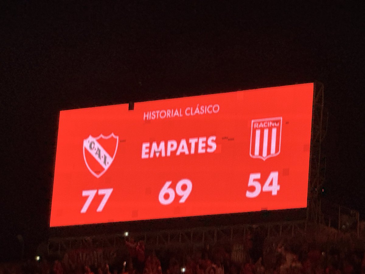 <a href="/Racinguismo_/">Racinguismo</a> Yo los vi en la B a ustedes
Los vi vender Papas
Lo vi Alquilar el Equipo
Lo vi Exorcizando el Estadio con el Pastor Giménez 
Los vi Desaparecer
También vi esto 👇🏻