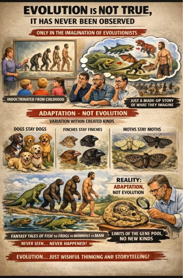 Not Evolution tweet media