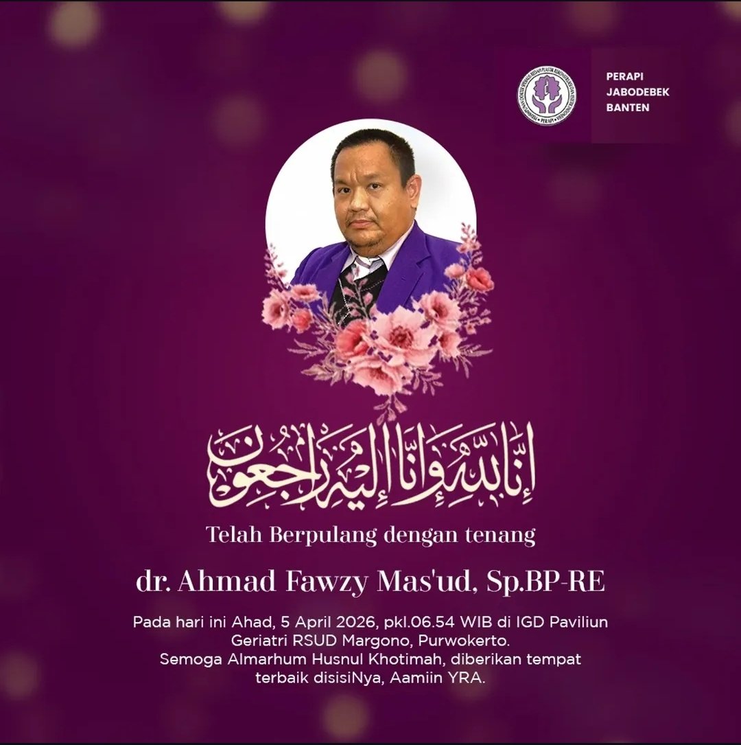 arifmuharram's tweet photo. Telah berpulang ke rahmatullah dr. Ahmad Fawzy, Sp.B.P.R.E @bedahplastik 

Semoga Allah membukakan pintu-pintu rahmat-Nya. Insya Allah surga nggih dok. Email dokter yang support saya buat residensi Bedah Plastik masih memberi semangat. https://t.co/VvQKiQFaET