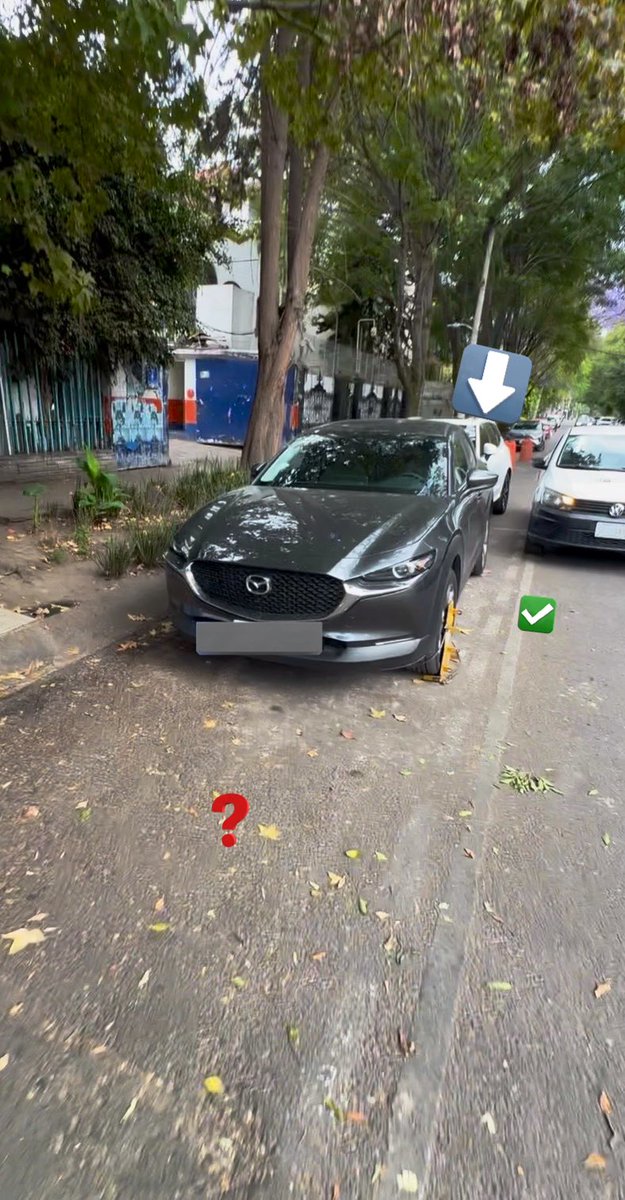 dulceebn's tweet photo. @ecoParq @SSC_CDMX @ContraloriaCDMX me inmovilizaron en Polanco x estar “incorrectamente” estacionada en los límites del  “cajón” pero no hay señalización visible de donde termina o inicia. Transito me apoyó y me dio la razón pero aún así tuve que pagar. Quiero mi reembolso https://t.co/QbQ8zOrMyO