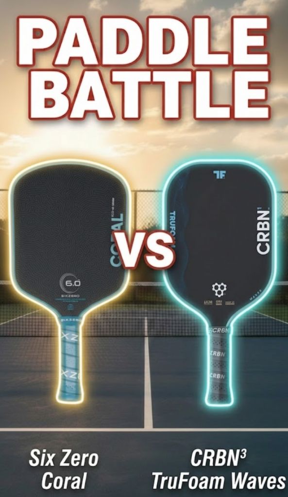 Six Zero Coral vs. CRBN³ TruFoam Waves Review: Best 100% Foam Core Paddle? 
pickleballrookie.com/six-zero-coral… #pickleball