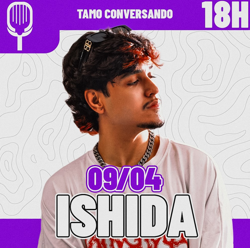tamoconversando's tweet photo. 👀 O convidado da semana é: @ishidayaal 

🟣 Ao vivo no dia 09/04 às 18h no Youtube https://t.co/dwOu8fStsc