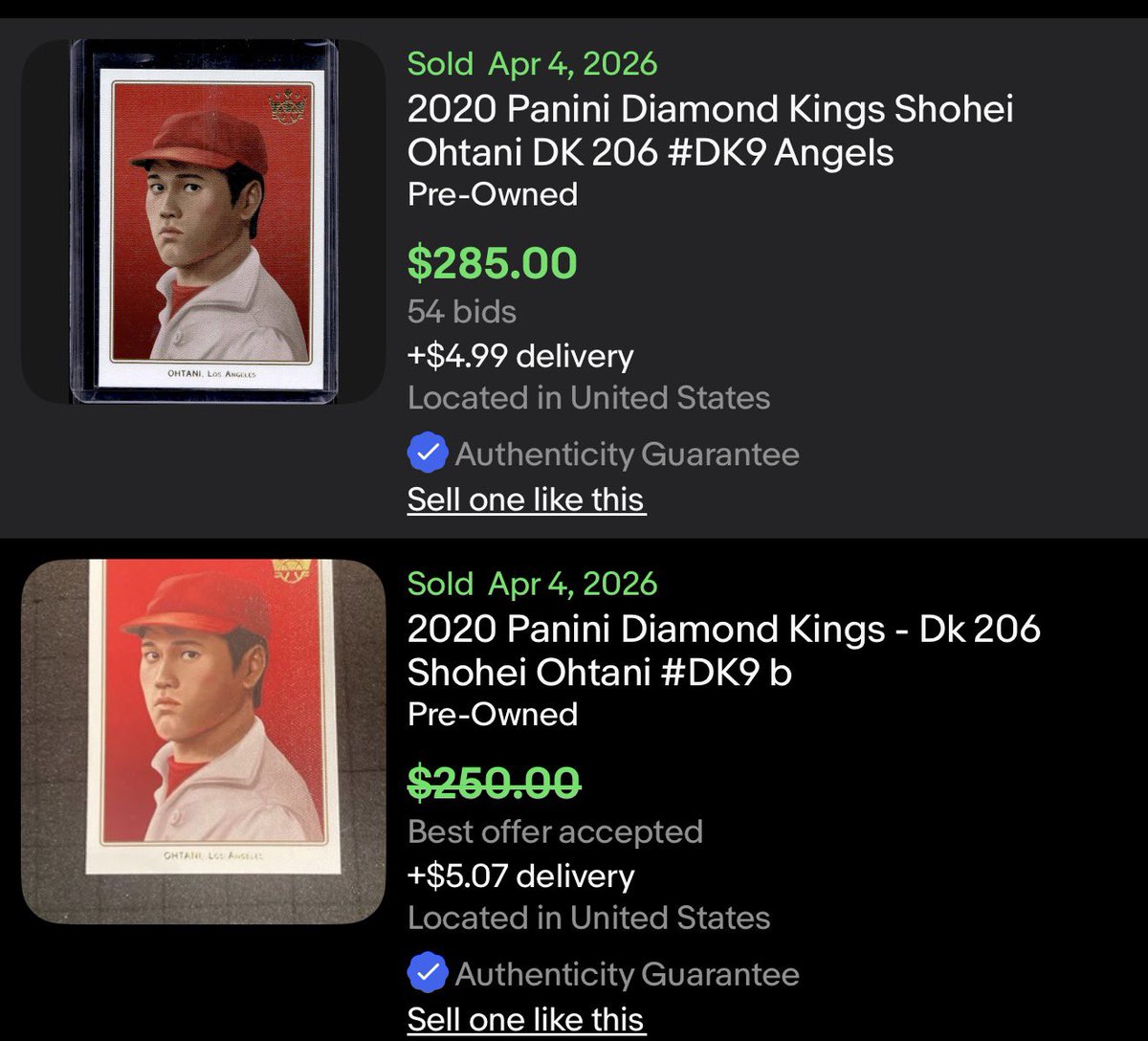 mylakeerielove's tweet photo. Is the 2020 Diamond Kings Shohei Ohtani DK 206 gaining in popularity and exploding in value like the 2023 All Aces? @MotleySchuh on it first. https://t.co/IdXJbyb9Vu
