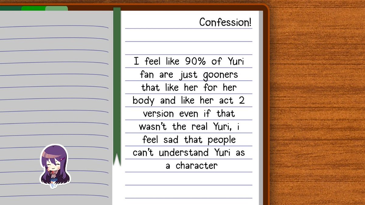 Doki Doki Literature Club Confessions tweet media