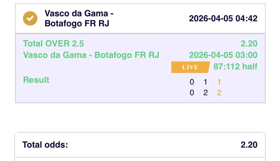 EggBetss's tweet photo. *Inplay Bet*
BOOMMMMM✅✅✅ https://t.co/U1CAqzCdKP