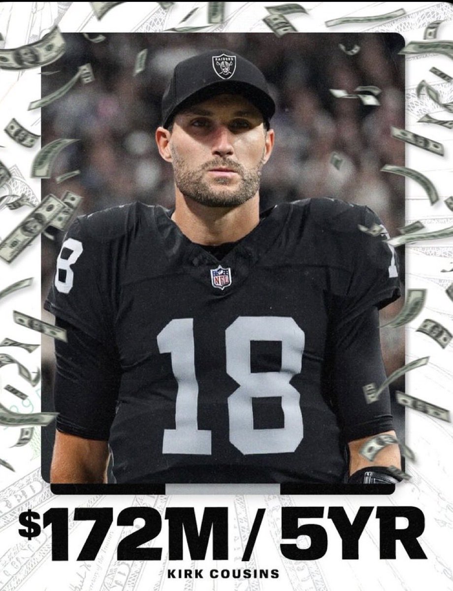 fanfootballape's tweet photo. Don’t like to really dabble in politics.  Focus more on sports.  With that being said.  Someone needs to send Kirk Cousins agent to Iran to negotiate. https://t.co/txlkPlu44g