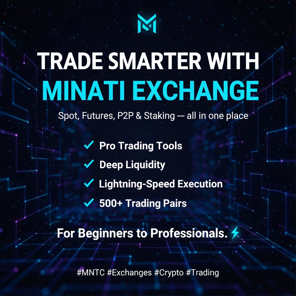 MinatiMish19355's tweet photo. Minati is all set to launch its own Exchange!
This is not just a milestone, it’s a revolution in the making.
Get ready to trade, grow, and be part of something BIG!
https://t.co/B0tE3S0VAz
web:-minati.io https://t.co/KQnlP8IOZJ