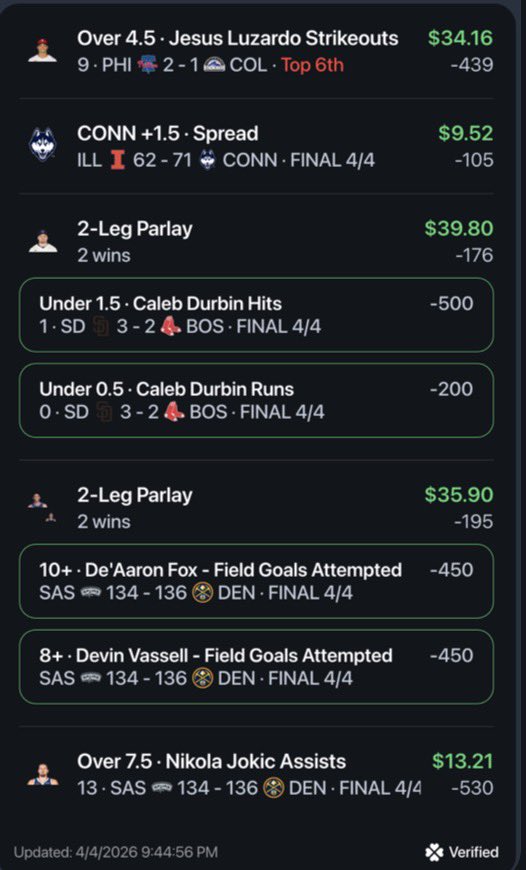 coachme2cash's tweet image. Bring out the brooms 🧹🧹🧹🧹🧹🧹🧹🧹🧹🧹

5-0-0 SWEEP today

💵 +$132.59 profit
📈 +35.84% ROI

Perfect night 🔥

To get all my best picks 👇

🔗 in BIO 🤑🤑🤑🤑🤑🤑

#Sweep #Profit #Betting