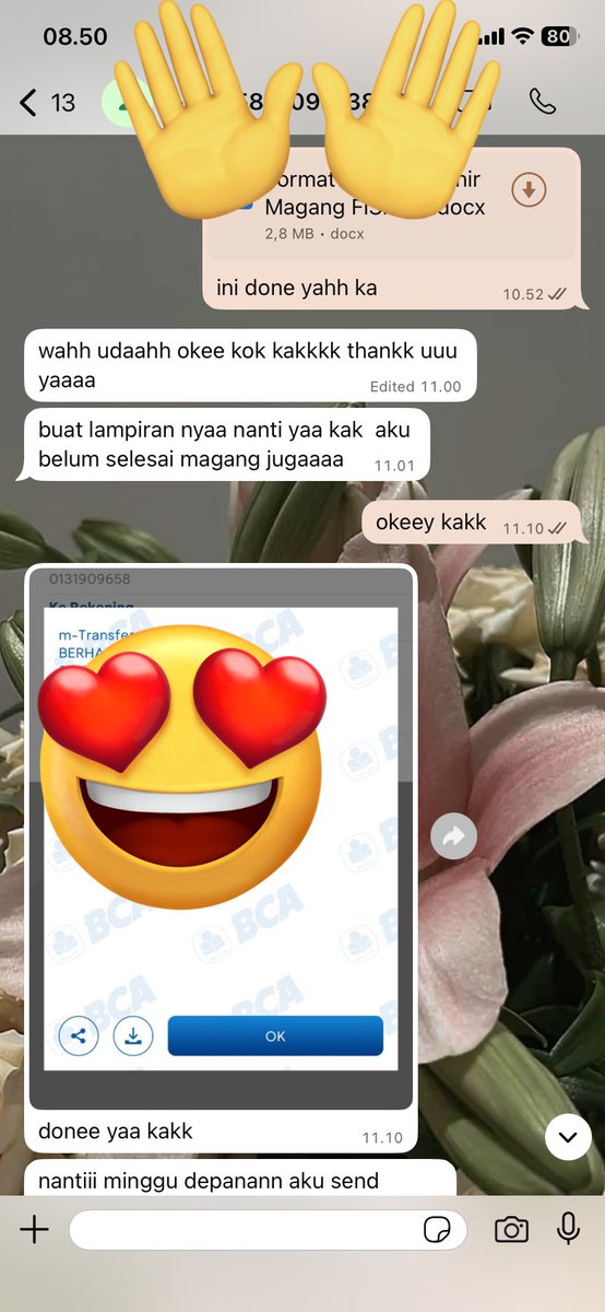micijoki's tweet photo. T E S T I M O N I — joki rapihin format laporan murah inrush di micijoki🫶🏻
#zonauang #zonajajan #jokiskripsi #jokimurah https://t.co/fC1zHha2n4