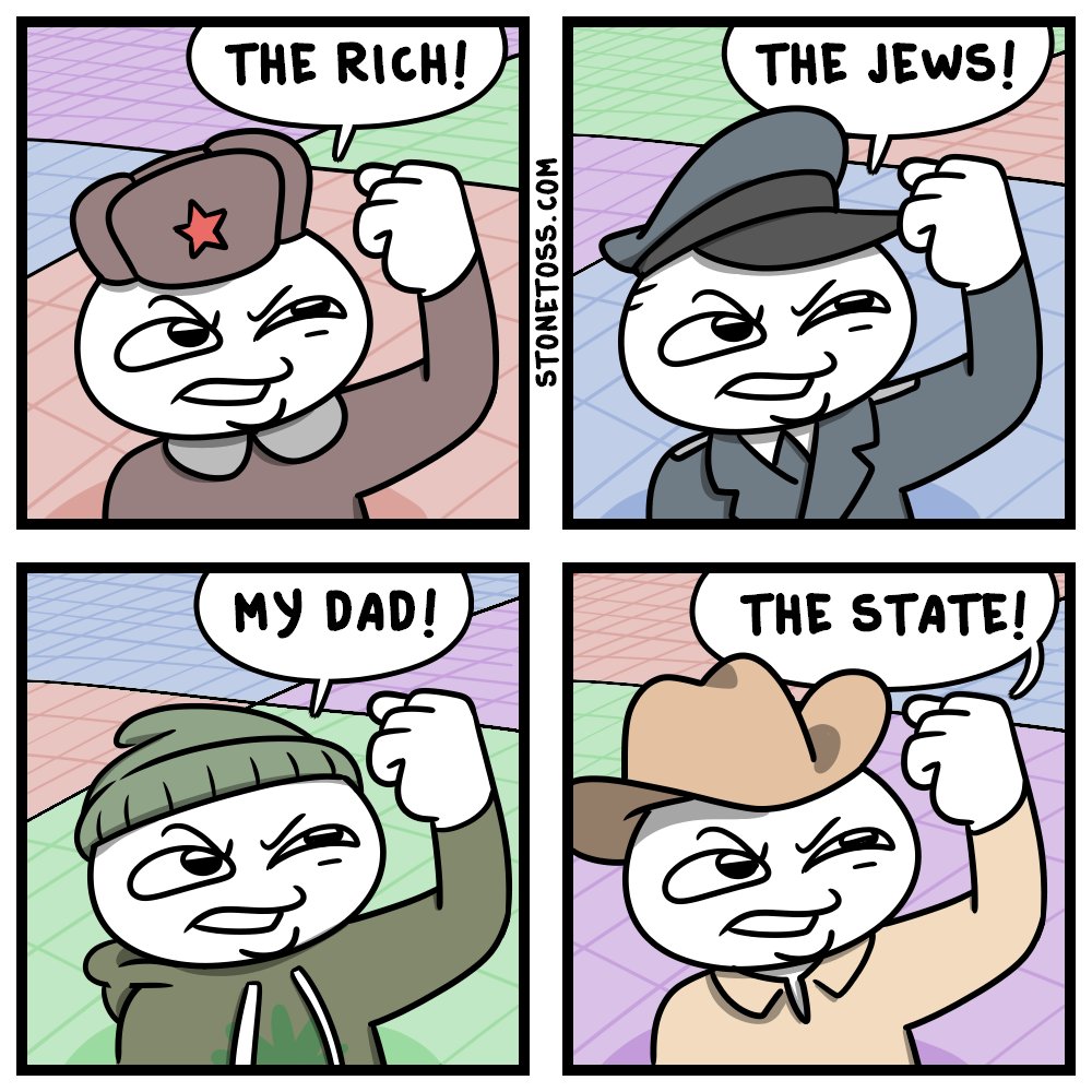 Stone tossers tweet media