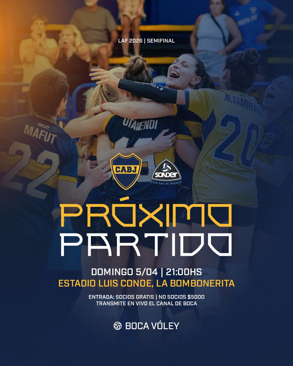 Boca Vóley tweet media