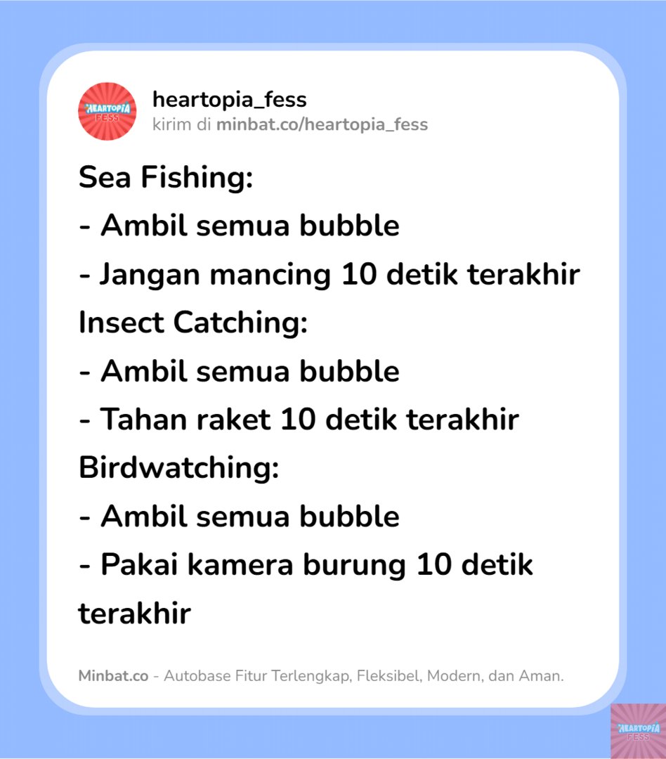 Heartopia Fess tweet media