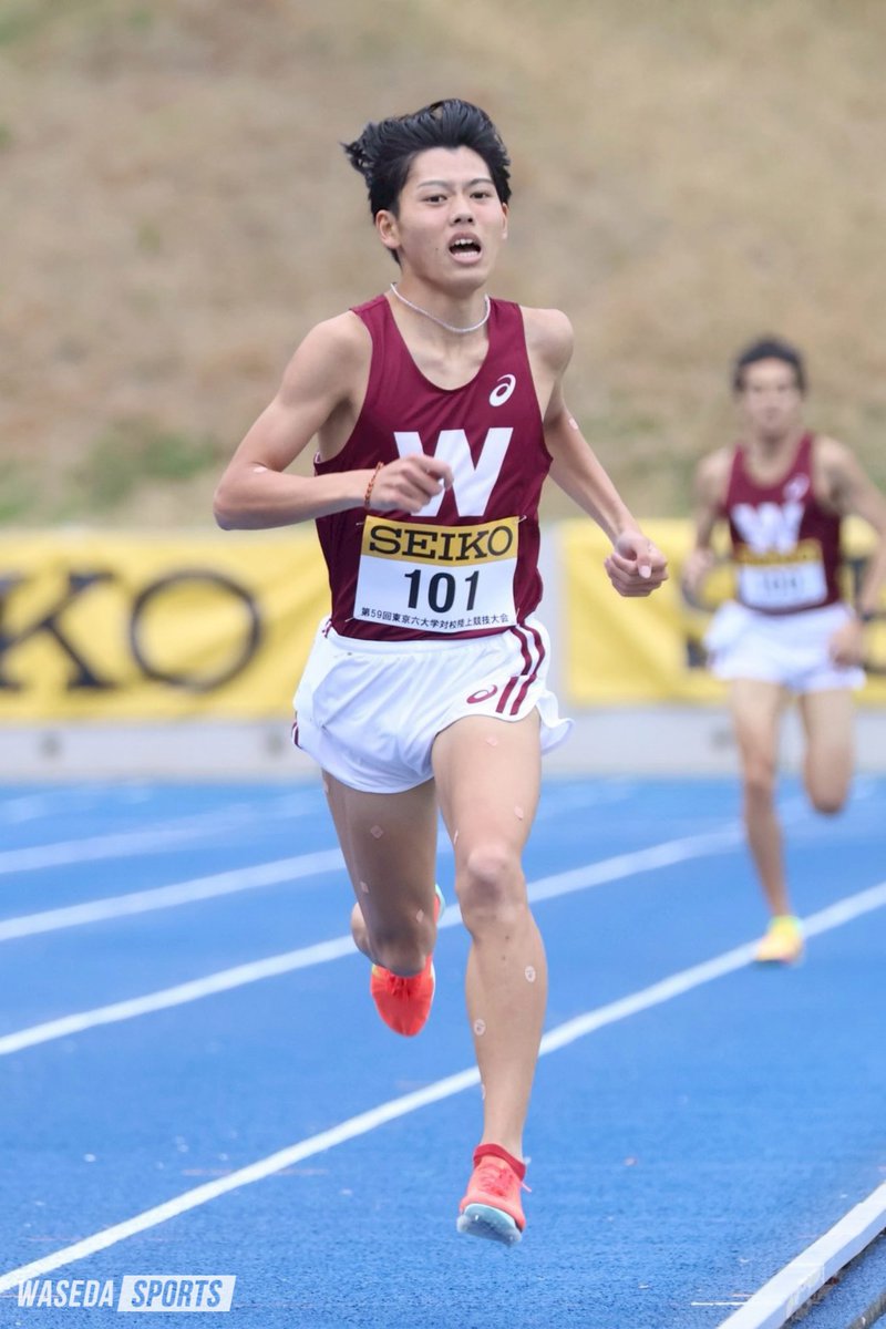 waseda_sports's tweet photo. [陸上競技]東京六大学対校
▽男子対校1500メートル

本田桜二郎　３分40秒25（１着）
吉倉ナヤブ直希　３分46秒11（２着）

▽女子対校1500メートル

始関千華　４分38秒44（１着）

▽女子OP1500メートル

熊倉花萌　４分48秒21（１着）
始関千華　ＤＮＳ

#sousupokyoso #waseda #早稲田 https://t.co/gZGHZGip7r