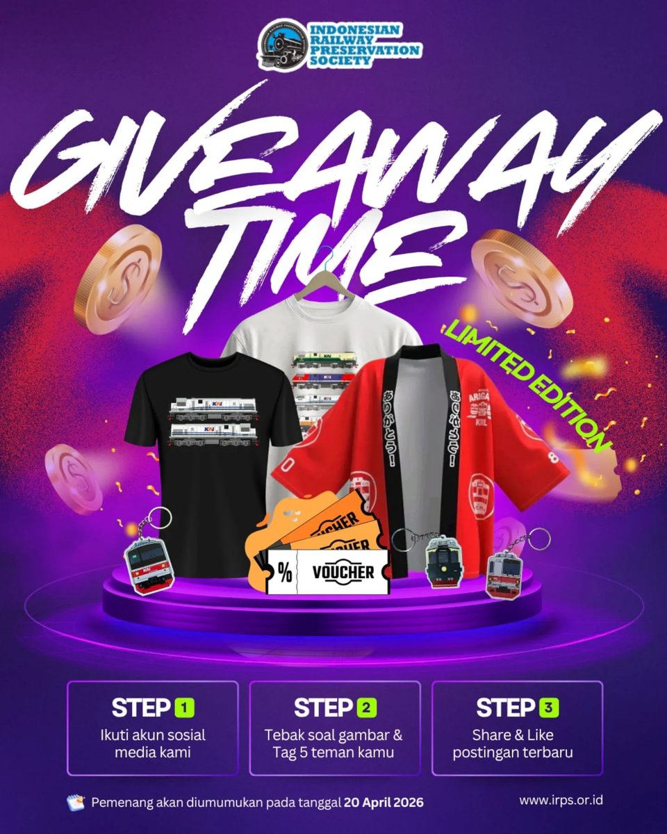 Indonesian Railway Preservation Society (IRPS) tweet media