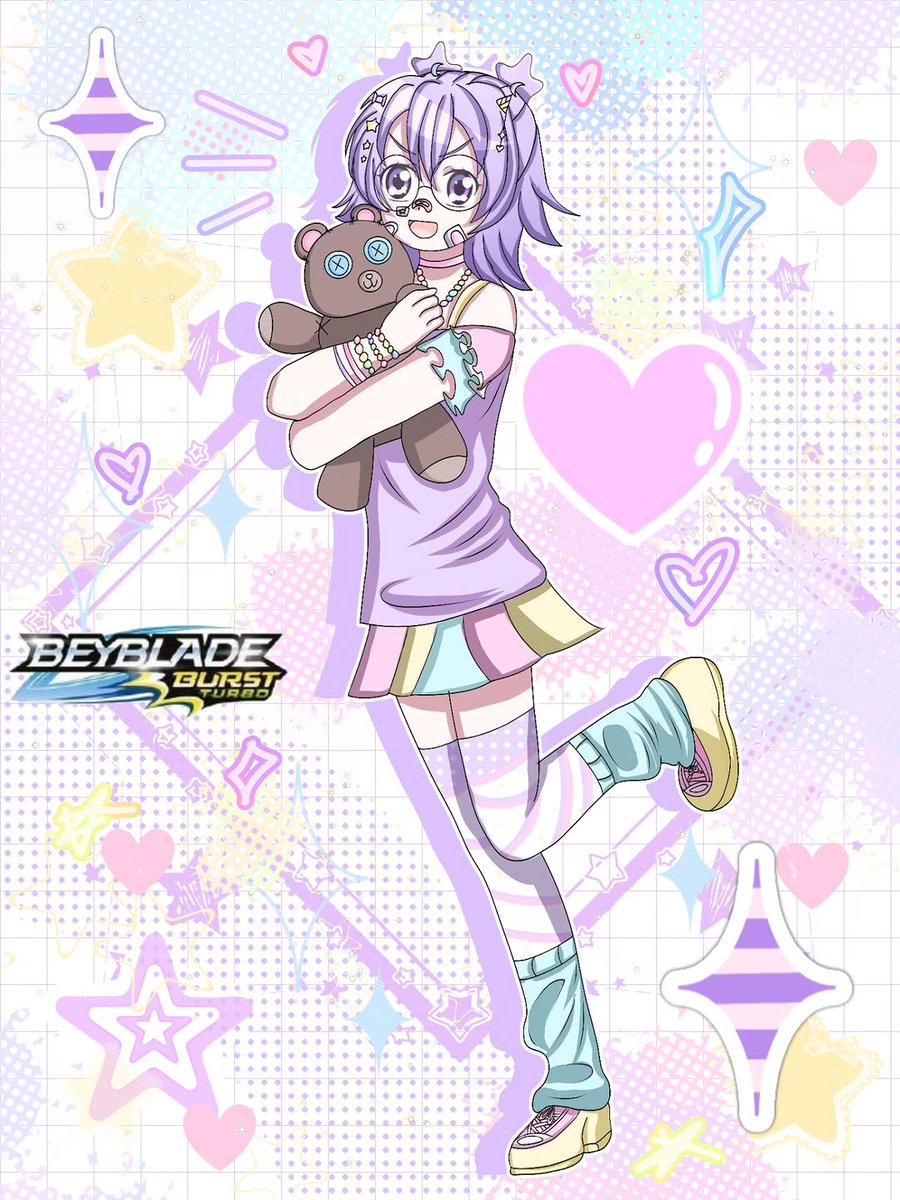 AstroKittyAlien's tweet image. Sirius in her turbo design 🌈🌌
#beyblade #beybladeburts #beybladeburstturbo
